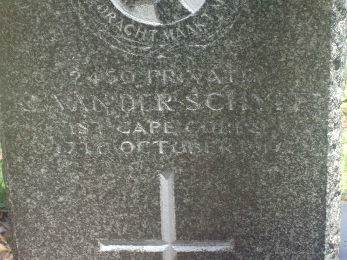 SCHYFF C., van der −19?