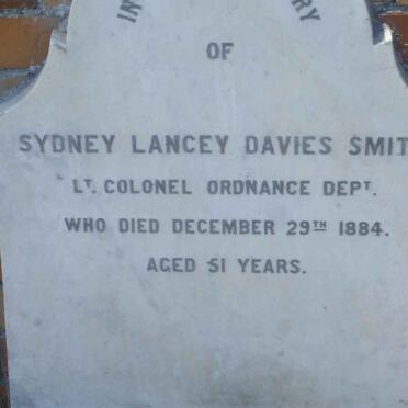 SMITH Sydney Lancey Davies -1884