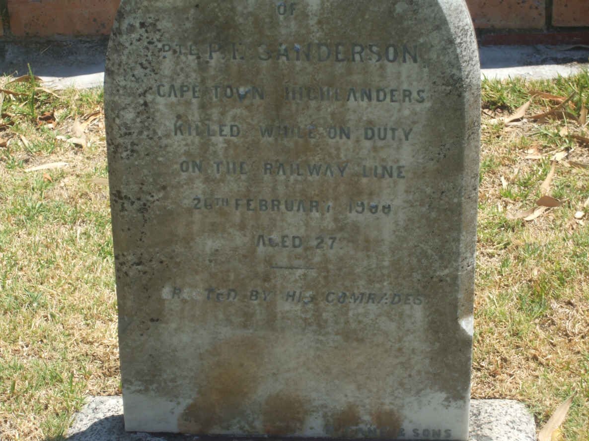 SANDERSON P.T. -1899