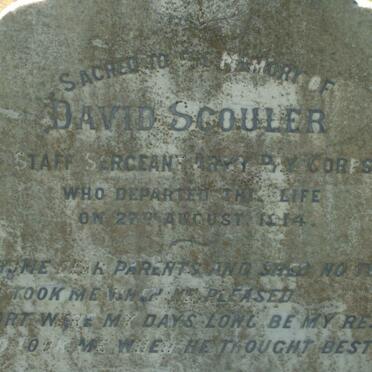 SCOULER David -1914