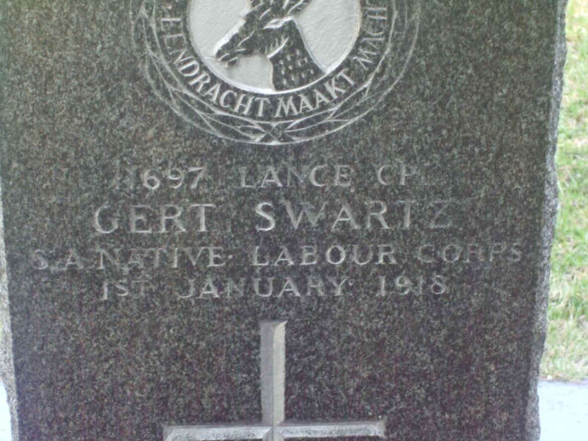 SWARTZ Gert −1918