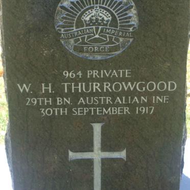 THURROWGOOD W.H. −1917