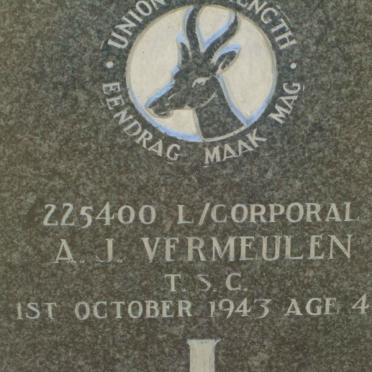 VERMEULEN A.J. -1943