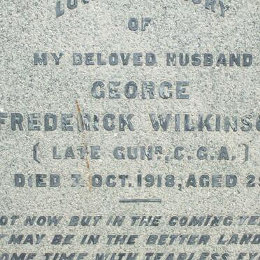 WILKINSON George Frederick −1918