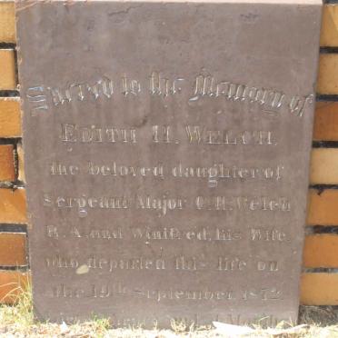 WELCH Edith H. -1872