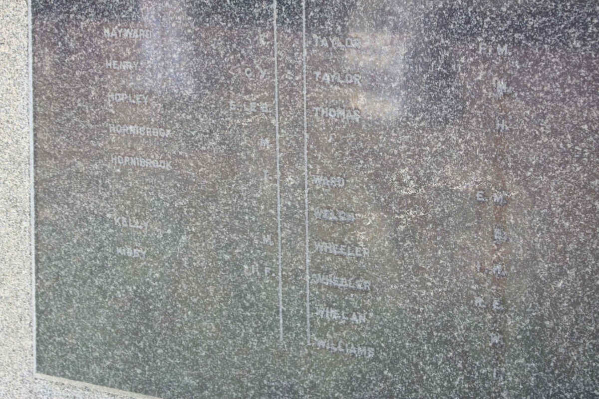 11. Monument to those who died 1841-1915 &amp; were buried at Fort Knokke - name list_5