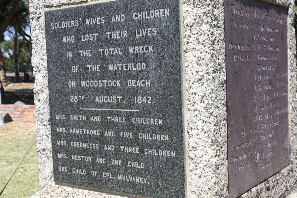 06. Monument of the Soldier's wives &amp; Children on the Waterloo 1842