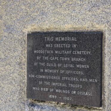 10. Monument to all soldiers who died of wounds &amp; disease 1899-1902