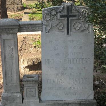 ? Pieter Theodore -1959 &amp; Gladys Francis -1987