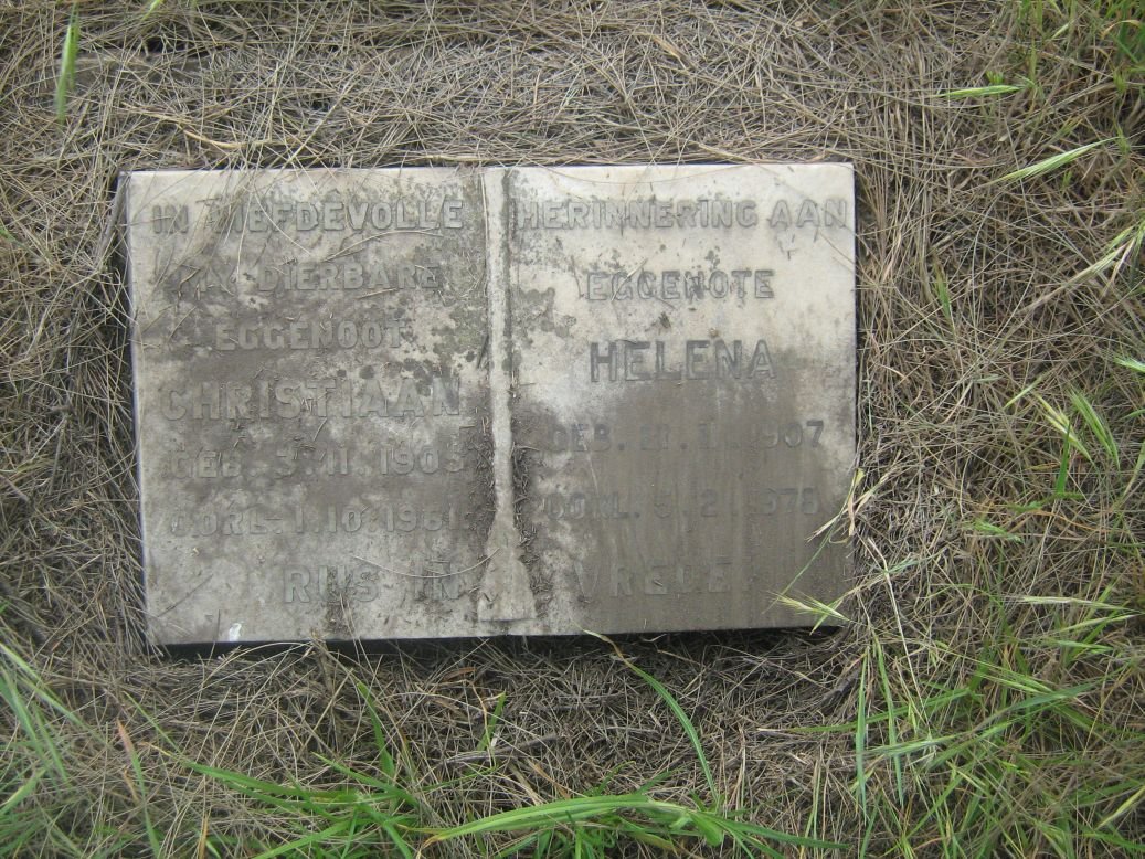 ? Christiaan 1905-1961 &amp; Helena 1907-1978