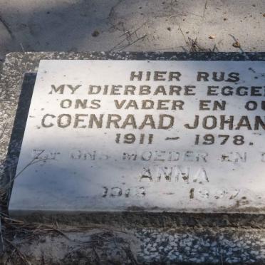 ? Coenraad Johannes 1911-1978 &amp; Anna 1918-1997