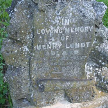 ADLARD Henry Londt  -1898