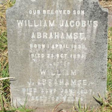 ABRAHAMSE William Jacobus 1890-1895 :: ABRAHAMSE William J. -1937