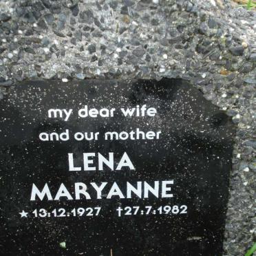 ABRAHAMS Lena Maryanne 1927-1982