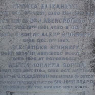 SHIRREFF Alexander 1834-1876 :: SHIRREFF Infant son -1867
