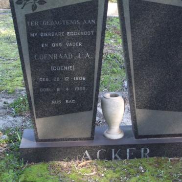 ACKER Coenraad J.A. 1906-1969