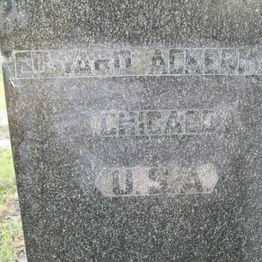 ACKERMAN Edward