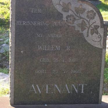 AVENANT Willem R. 1910-1965