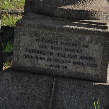 AVERY Henry James -1953 &amp; Elizabeth Walker -1957 :: FOSTER F.E. nee AVERY -1928