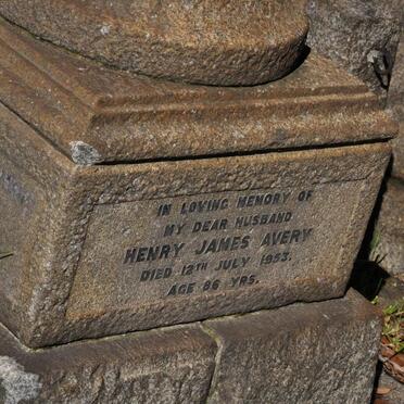 AVERY Henry James -1953 &amp; Elizabeth Walker -1957 :: FOSTER F.E. nee AVERY -1928