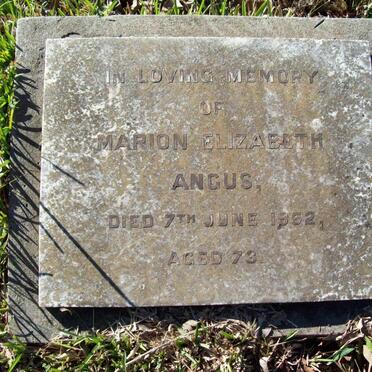 ANGUS Marion Elizabeth -1952