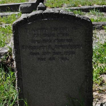 ANDERSON Dorothy A. -1950