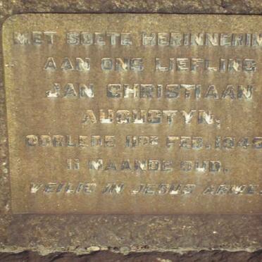 AUGUSTYN Jan Christiaan -1945