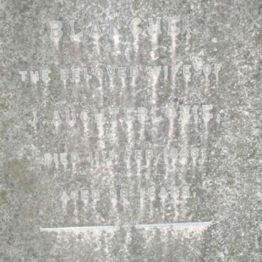 AUCHTERLONIE Blanche -1893