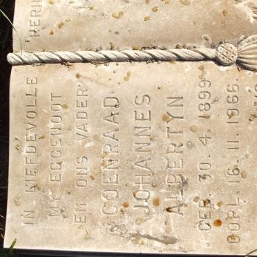 ALBERTYN Coenraad Johannes 1899-1966