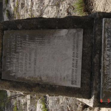 ALBRECHT August Friedrich Wilhelm -1917 &amp; Maria Wilhelmina -1935