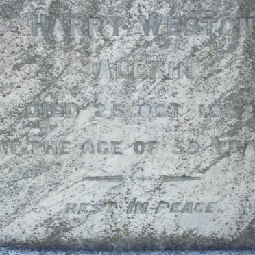 ALLKIN Harry Weston -1932