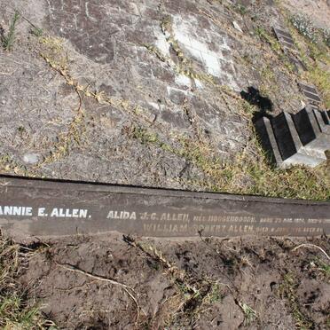 ALLEN William Robert -1926 &amp; Alida J.C. nee HOOGENDOORN 1874-1920 :: ALLEN Alida M. :: ALLEN Annie E.