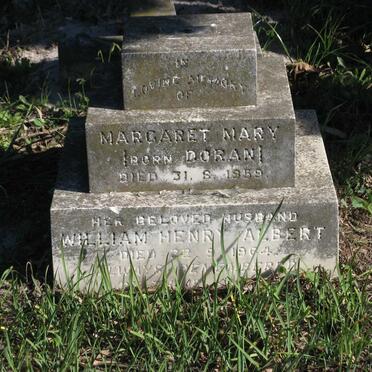 ALBERT William Henry -1964 &amp; Margaret Mary DORAN -1959