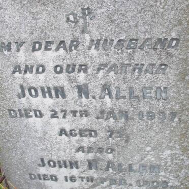 ALLEN John N. -1937 :: ALLEN John N. -1908