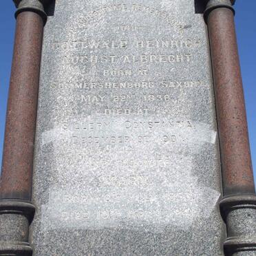 ALBRECHT Gottwald Heinrich August 1838-1901 &amp; Mary Sophia 1853-1941