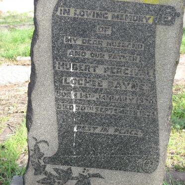 BAYNE Hubert Percival Lochee 1870-1934