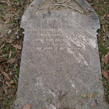 BASSINGTHWAIGHTE Sydney Edward 1895-1909