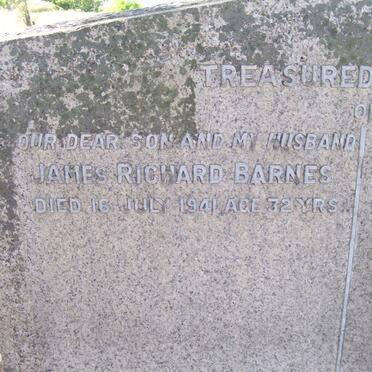 BARNES James Richard -1941