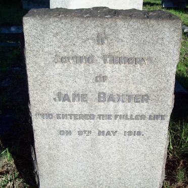 BAXTER Jane -1918