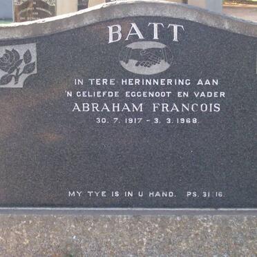 BATT Abraham Francois 1917-1968