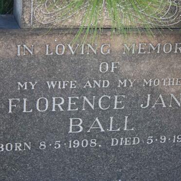 BALL Florence Jane 1908-1960