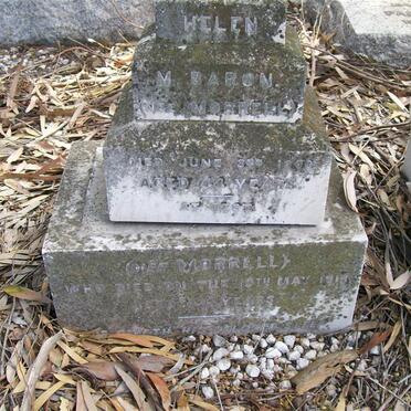 BARON Helen M. nee MORRELL -1900 :: ? nee MORRELL -1915