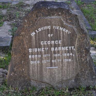 BARNETT George Sidney 1884-1918