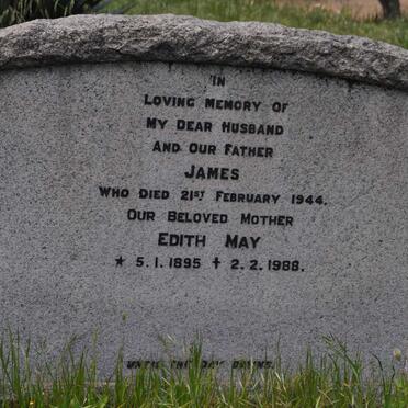 BAILEY James -1944 &amp; Edith May 1895-1988