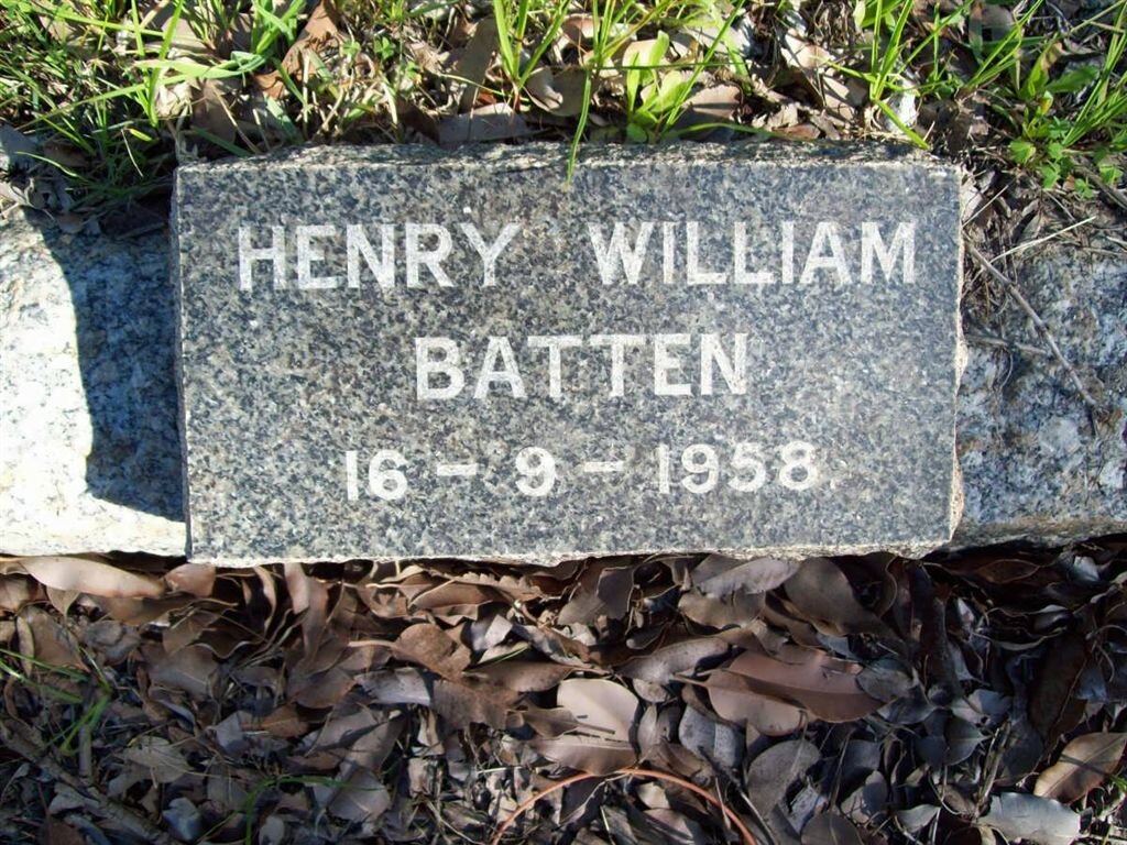 BATTEN Henry William -1958