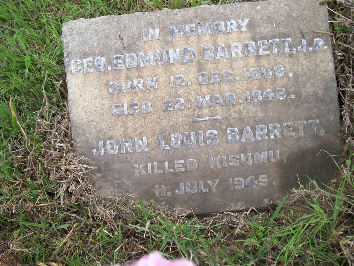 BARRETT Geo. Edmund 1868-1946  :: BARRETT John Louis -1945