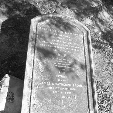 BACON Catherine -1883 :: BACON Patrick -1876