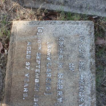 BARRY Emma M. nee GARCIA -1942