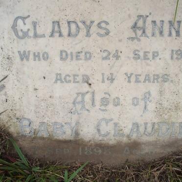 HOFFMANN Gladys Annie -1907 :: HOFFMANN Baby Claudine -1898