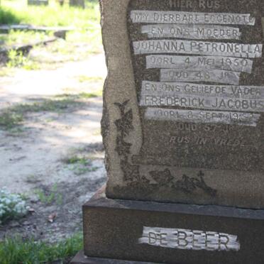 BEER Frederick Jacobus, de -1952 &amp; Johanna Petronella -1950